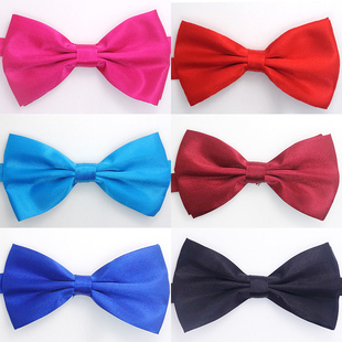 男士领结方巾腰封领带大合唱演出服衬衫用男领结黑红色配白衬衣