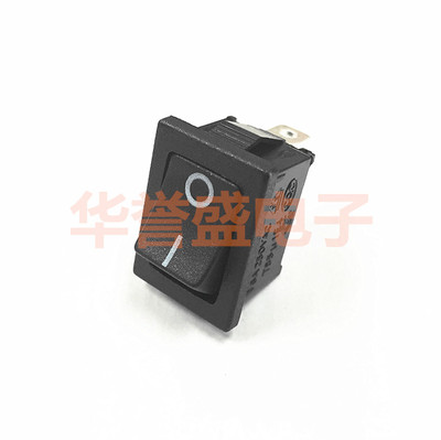 台湾HONGJU 进口船型翘板开关MR-1-110-C5N-BB 2脚2档 银触点