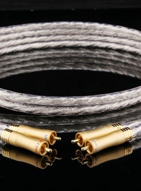 MCA导体au-105g发烧信号线 电容音频线 RCA莲花信号线汽车音频线