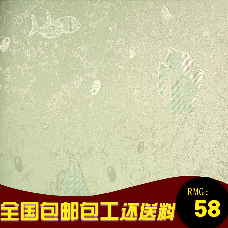 每家每户简现代欧式客厅卧室背景墙高档壁布防火无缝墙布包工包邮