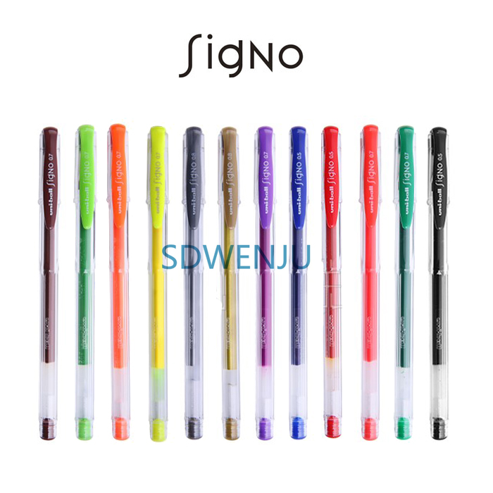 三菱日本彩色中性笔