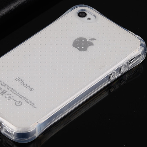 ËÉÁç Æ»¹û4sÆøÄÒ·Àˤ¹è½ºÌ×iphone4±£»¤Ì×͸Ã÷ÈíÍâ¿Ç4´úÊÖ»ú¿Çip4
