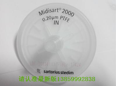 德国进口sartorius Midisart2000膜式、空气、阻水、疏水过滤器