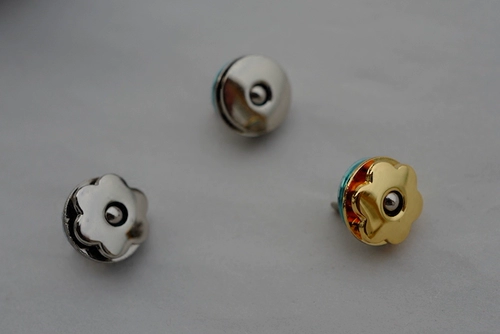 Япония импортированная никелевая декоративная магнитная пряжка Сильная всасывание (круглый/цветок) золото/никель цвет