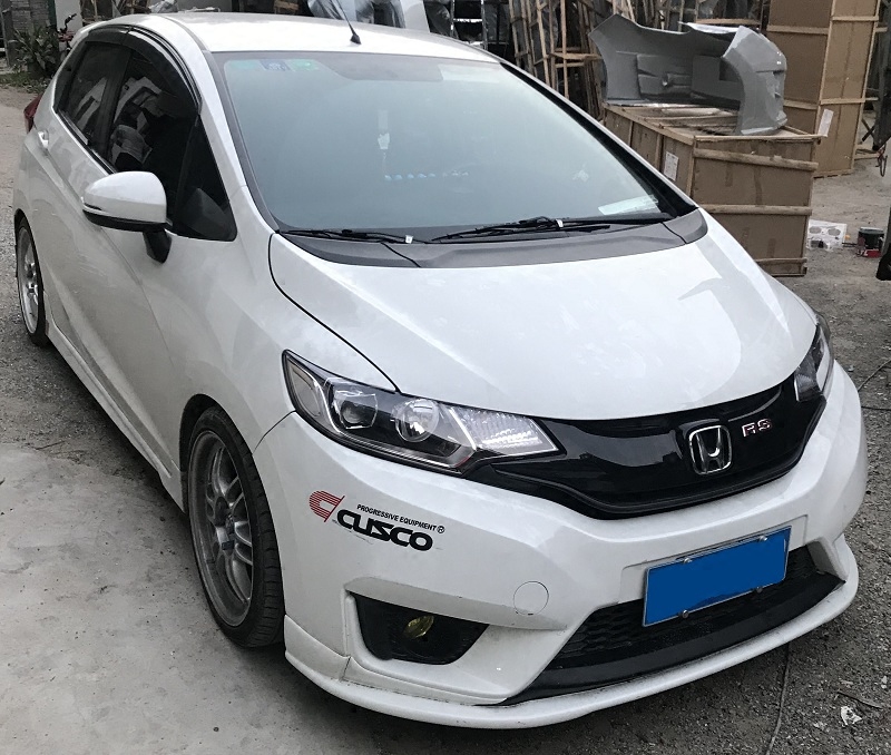 适用2014-17款本田3代飞度GV小包围GK5汽车装饰改装前唇后唇 侧裙