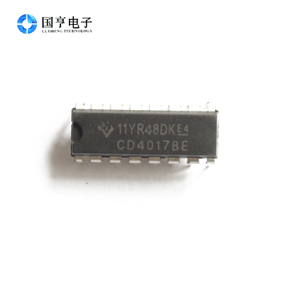 直插 CD4017BE DIP-16 CD/HEF/HCF4017BP CD4017BE 5位 计数器