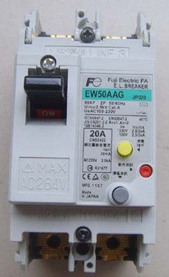 原装正品日本富士空气开关漏电保护器EW50AAG 2P 32A
