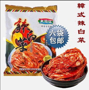 大同江辣白菜韩国朝鲜韩式泡菜真空即食500g包装辽宁省丹东市