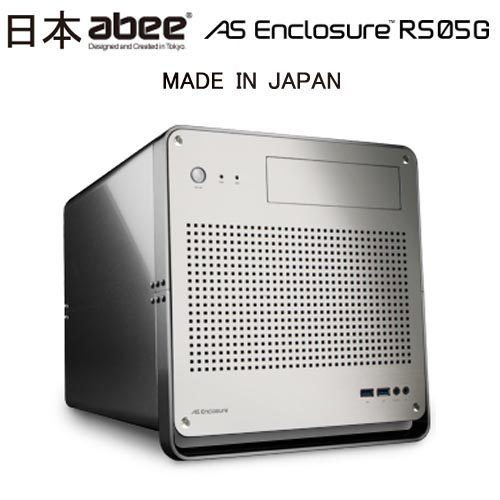 现货 日本制造 ABEE机箱MITX机箱 AS Enclosure RS05-G-SK 炫银