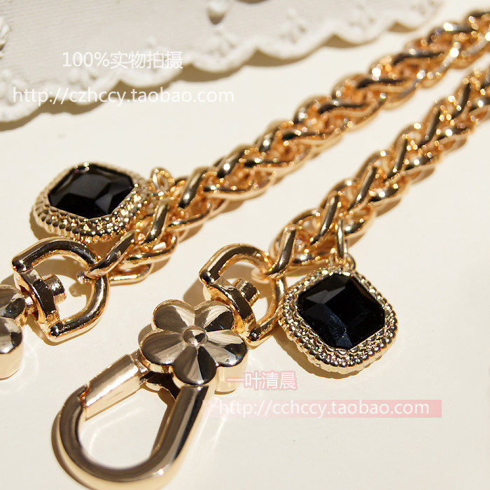 8MM粗DIY 链条配件镶黑钻链子金属包带装饰链金属包带五金配件,饰品/流行首饰/时尚饰品新,链条,淘宝优惠券,粉丝福利购,淘宝优惠卷