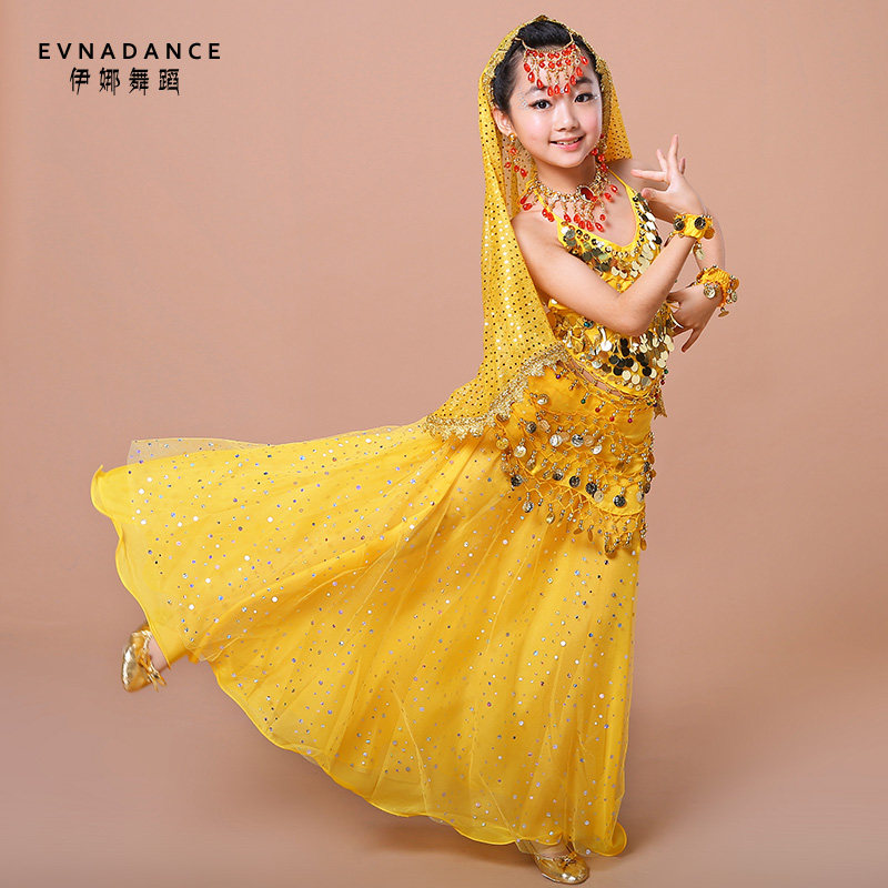 六一儿童肚皮舞套装演出服装饰表演出服少儿印度舞蹈服包邮 ETF03|msdalam kategori sukan/Yoga/kecergasan/bekalan peminat, Dance/Aerobik/Gymnastics, tarian perut, Belly Dance Set (pakaian) - dari Buy2taobao.com untuk memberikan perkhidmatan ejen Taobao profesional membeli