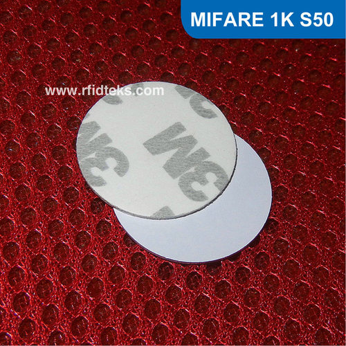 20MM RFID钱币卡 NFC高频电子圆形卡 . MF 1K S50芯片