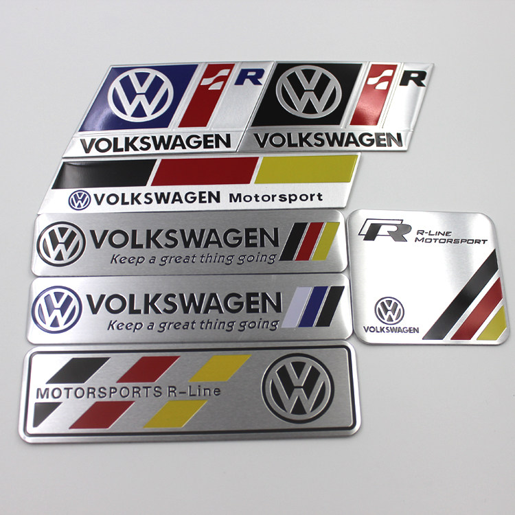大众高尔夫6 7 CC POLO朗逸速腾 改装车贴个性金属车身贴 车尾标|ruв категории автомобиль/товаров/аксессуары/переоснащение, Внешние украшения автомобиля/установка украшения/защита, Внешние украшения автомобиля, автомобильные декоративные наклейки - от Buy2taobao.com для оказания профессиональной услуги покупки агента Taobao