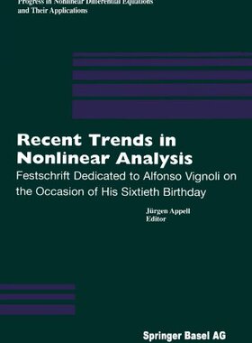 【预售】Recent Trends in Nonlinear Analysis: Festschri...