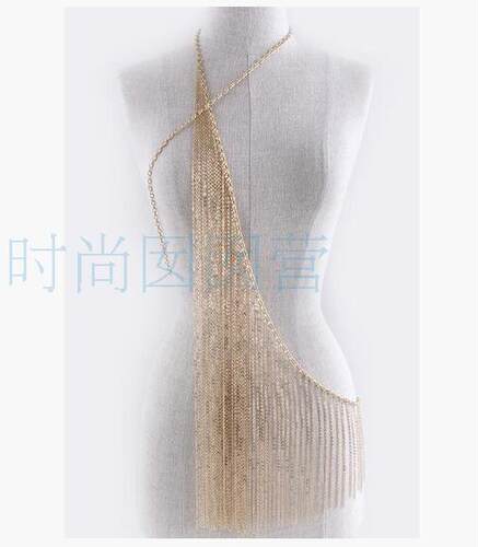 欧美流行身体链body chains 奢华挂须身体链BY177 ebayAmazon热销