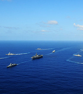 航母军舰海报辽宁号航母装饰画军事装备航空母舰战斗群挂画G706B