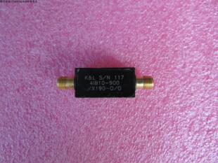 X190 射频微波同轴带通滤波器 K&L 900 SMA 900MHz 41B10