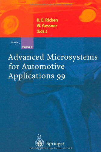 【预订】Advanced Microsystems for Automotive...