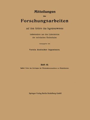 【预订】Mitteilungen Uber Forschungsarbeiten...