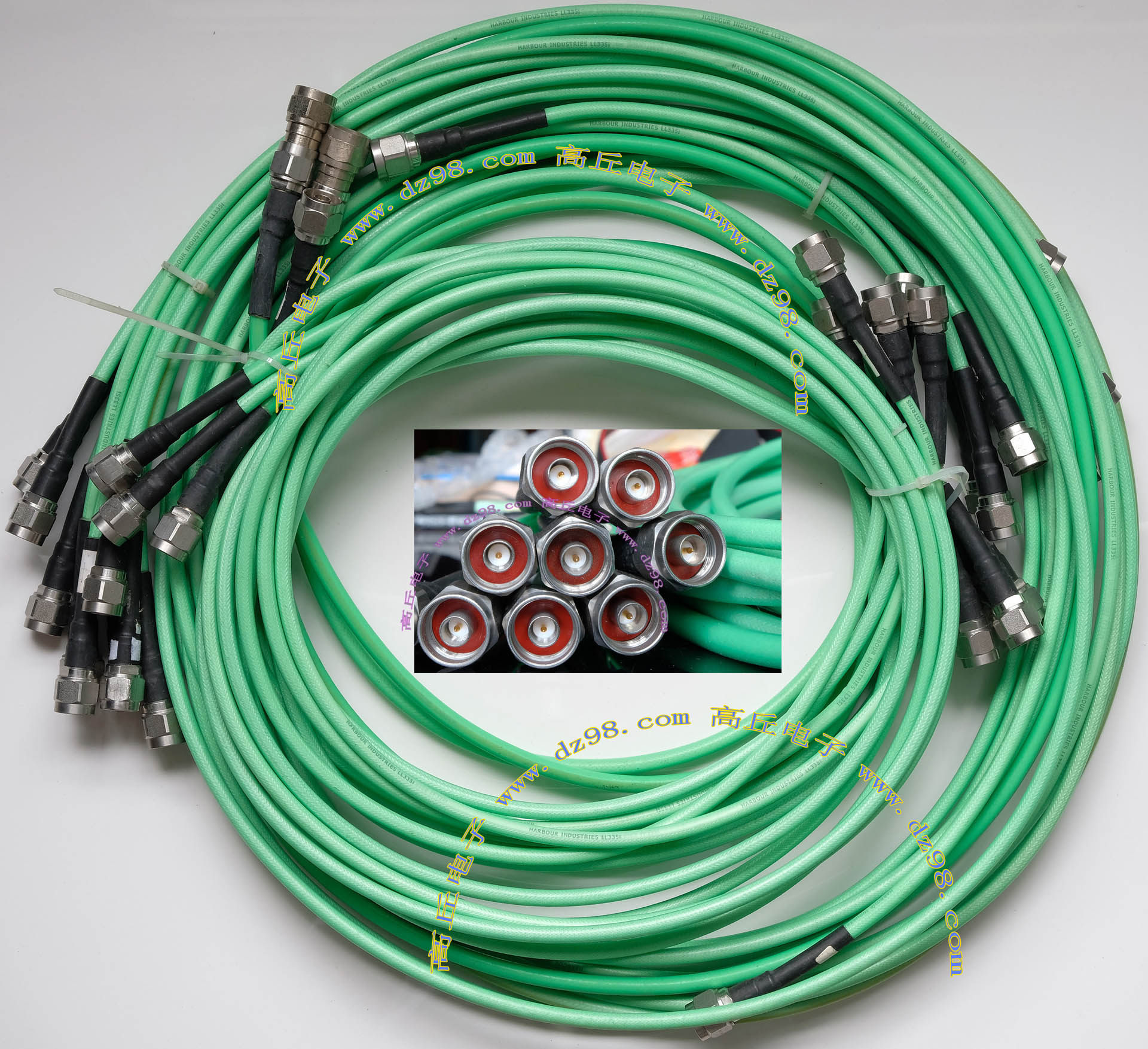harbour industries ll335i 2米镀银高频射频信号传输线 议价销售