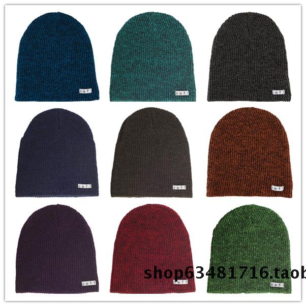 瑜伽糖果色neff光身滑雪针织帽