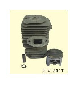 共立350T油锯缸体总成CS350WES气缸活塞环361WES伐木锯园林机配件