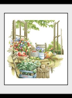 刘年锦绣 正品DMC线R线十字绣自配套件 非印花 LA 34562