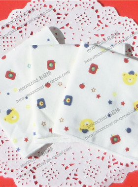 新款teddy小熊泰迪企鹅系列全棉幼儿园儿童环保手帕方巾口水巾