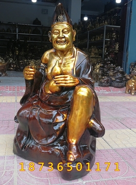 纯铜摆件供奉罗汉佛像