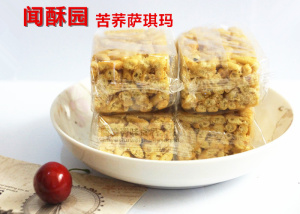 闻酥园苦荞萨琪玛240克四川文殊坊成都传统手工糕点心小吃零食