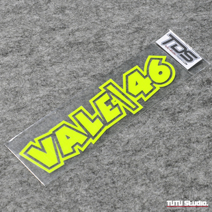 TUTU圖圖車貼 46罗西猴王 VALE 46 摩托车改装荧光贴纸 贴花