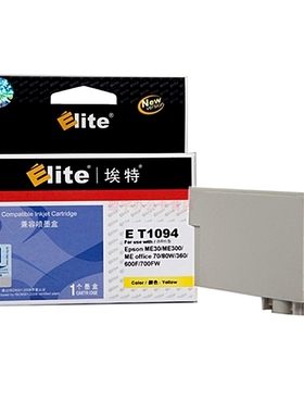 埃特（Elite） E T1094 黄色墨盒 适用爱普生 ME30/ME300