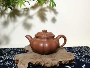 逸尘轩紫砂茶壶助工贾洪清全手工制黄龙山原矿无添加天青泥葵仿古
