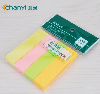 创易告示贴便利贴便条纸N次贴CY7650 76×19×4PCS 100页