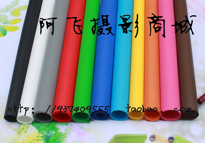 影楼单色摄影背景布 证件照红白蓝纯色无纺布拍照拍摄抠图背景布