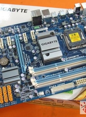 甩卖 技嘉 P45 DDR3 GAEP45T-UD3LR ICH10R 带阵列 全固态主板