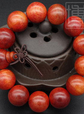 印尼血龙木帝王男女款文玩佛珠