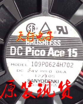 山洋 SAN 109P0624H702 6CM 24V 0.06A 6015 变频器 风扇