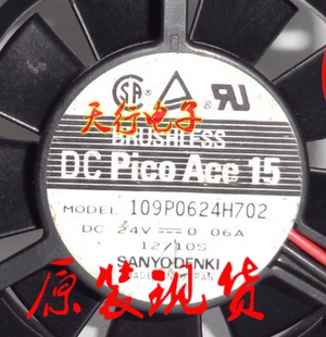山洋 SAN 109P0624H702 6CM 24V 0.06A 6015 变频器 风扇