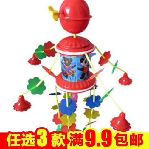 80后回忆音乐益智旋转转乐婴儿玩具风铃发条床铃电动上弦吊琴摇铃