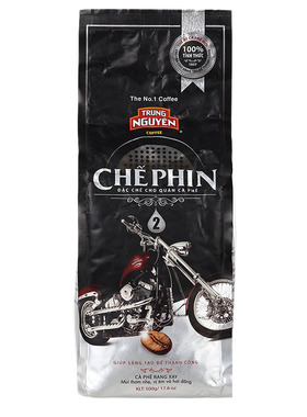 买2包邮/越南中原咖啡粉法式滴壶2号咖啡粉500克CHE PHIN纯黑咖啡
