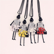 Good tassel dolls, Japan and South Korea Korea decorative jewelry fashion multi-simple sweater chain necklace around wallets handbags-mail