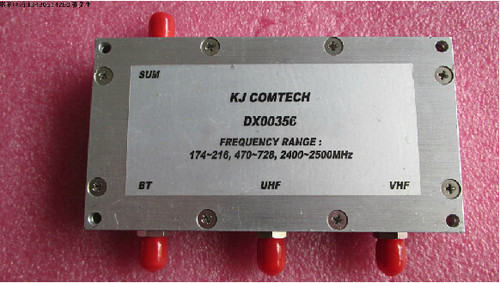kj comtech DX00356 RF3工器 300MHz低通 410-980MHz带通 1026MHz高通 滤波器