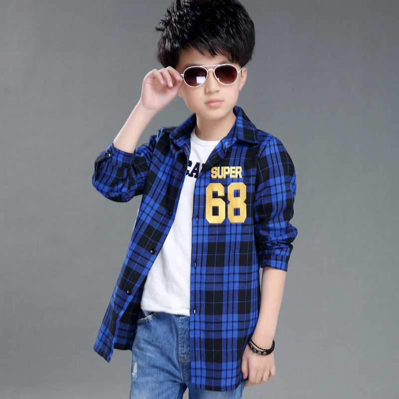 Chemise garcon à manche longue - Ref 2077061 Image 4