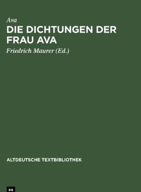 【预售】Die Dichtungen Der Frau Ava