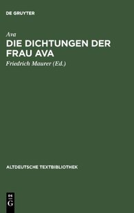 【预售】Die Dichtungen Der Frau Ava