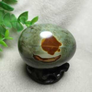 天然马岛海洋石把玩件，船儿 象形小摆件  小精品 精美把玩件