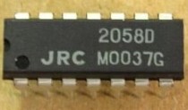 JRC NJM2058D JRC2058 四路运算放大电路 DIP14质量保证