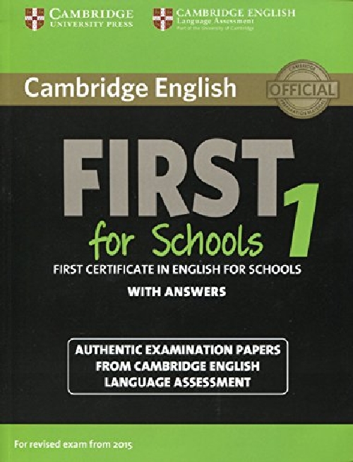 【预订】Cambridge English First for Schools...-封面