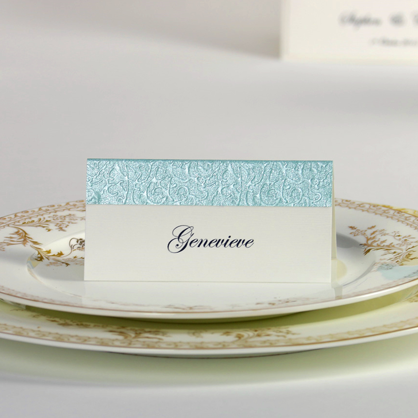 特價清新簡約tiffany婚禮席位座位卡/嘉賓名卡/Minling NameCard在類目 節慶用品/禮品, 席位卡中 - 來自Buy2taobao.com提供專業的淘寶代購服務